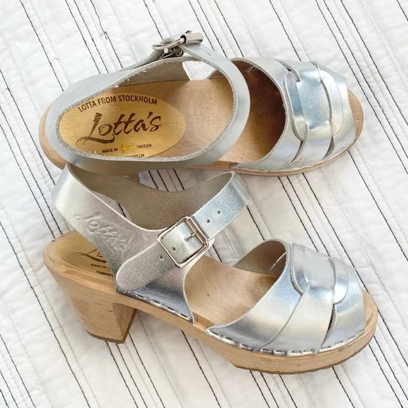 Lotta From Stockholm Shoes Lotta From Stockholm Peep Toe Clogs